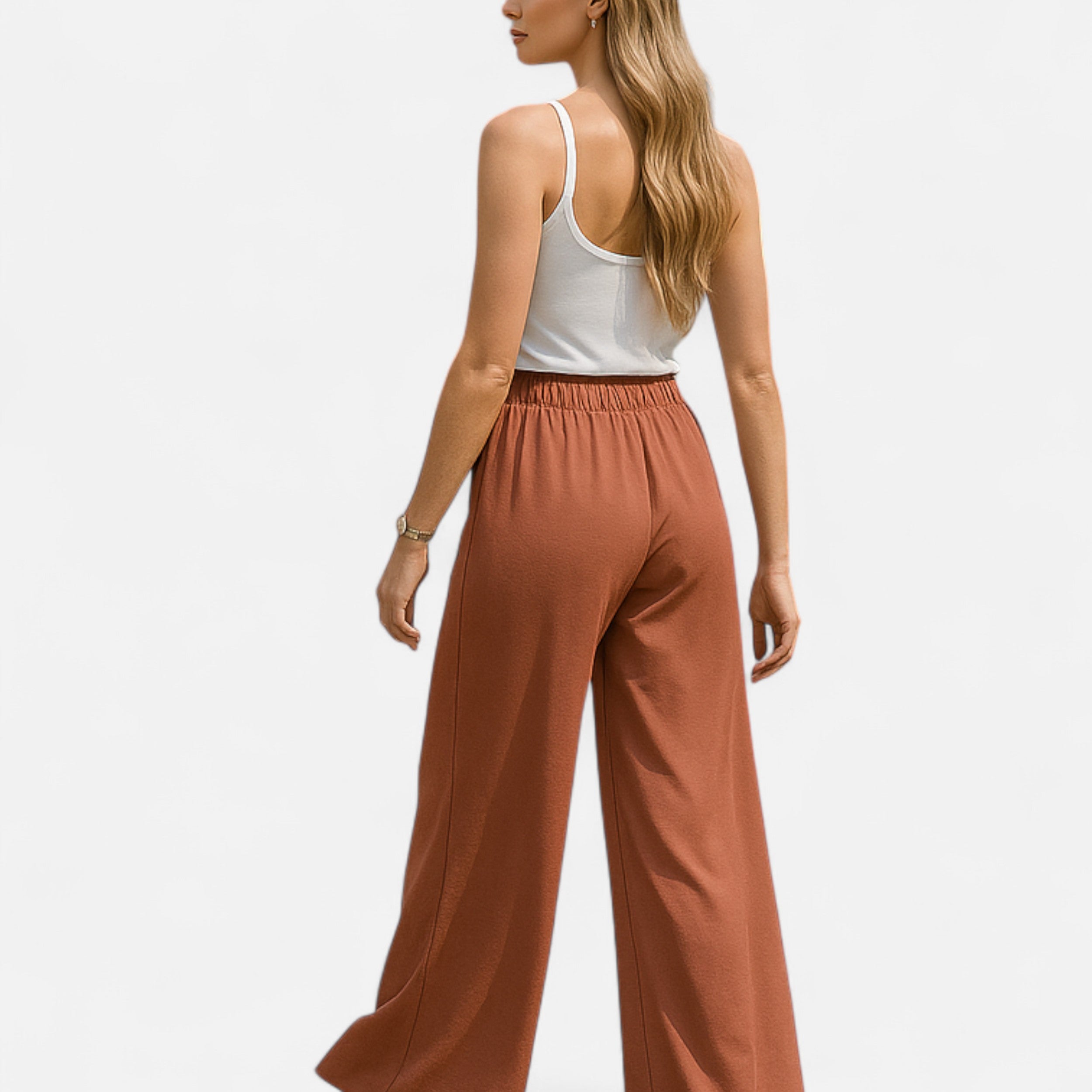 Belavoire | Women’s High-Waist Wide-Leg Trousers Classic
