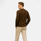 Belavoire | Men’s Classic V-Neck Sweater Rayon Blend