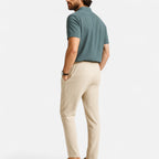 Belavoire | Men’s Linen-Blend Drawstring Trousers Riviera