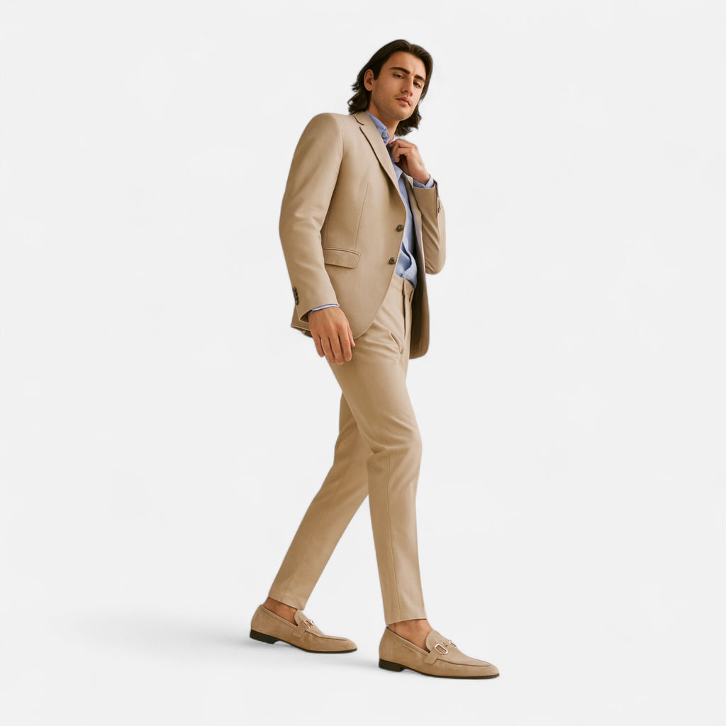 Belavoire | Men’s Suede Horsebit Loafers Classic