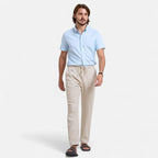 Belavoire | Men’s Loose Fit Linen Trousers Classic