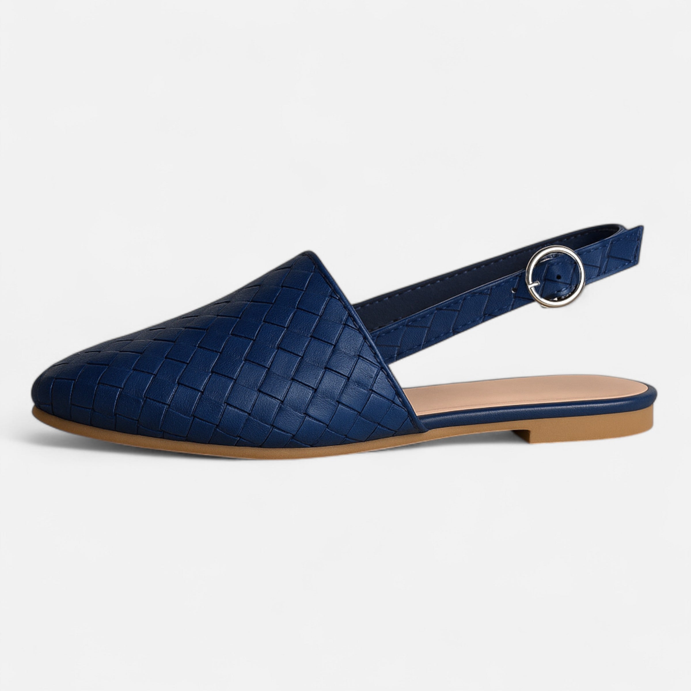 Belavoire | Women’s Woven Leather Flats Classic