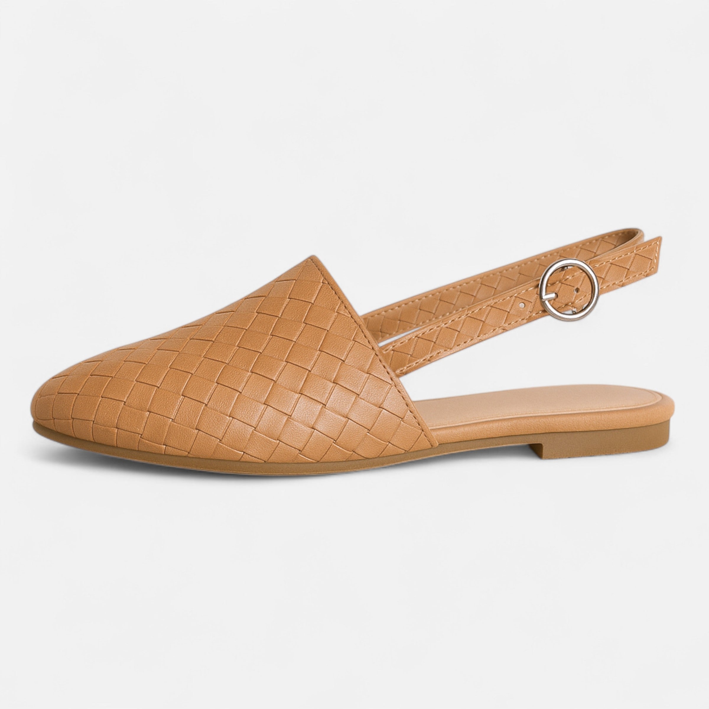 Belavoire | Women’s Woven Leather Flats Classic