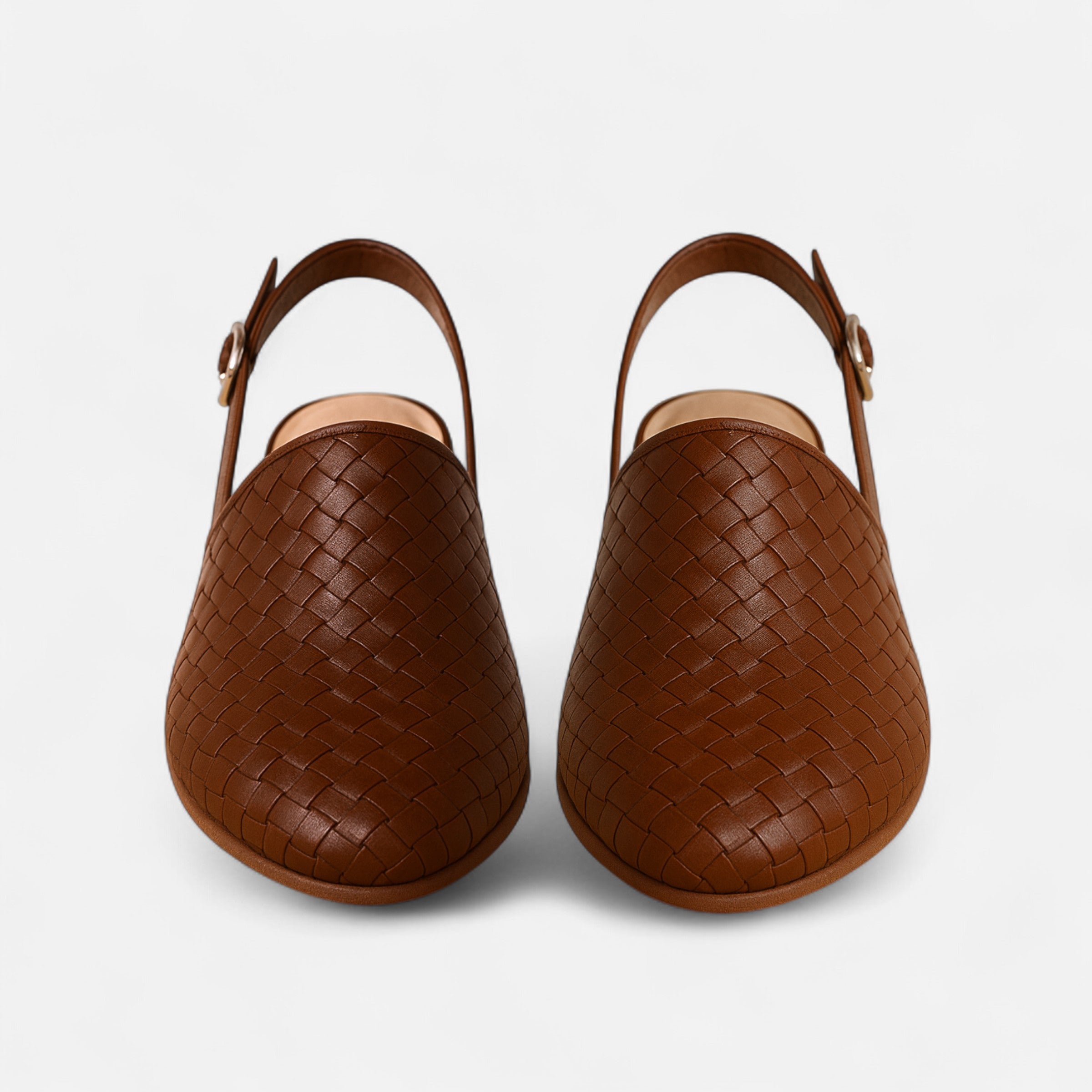 Belavoire | Women’s Woven Leather Flats Classic