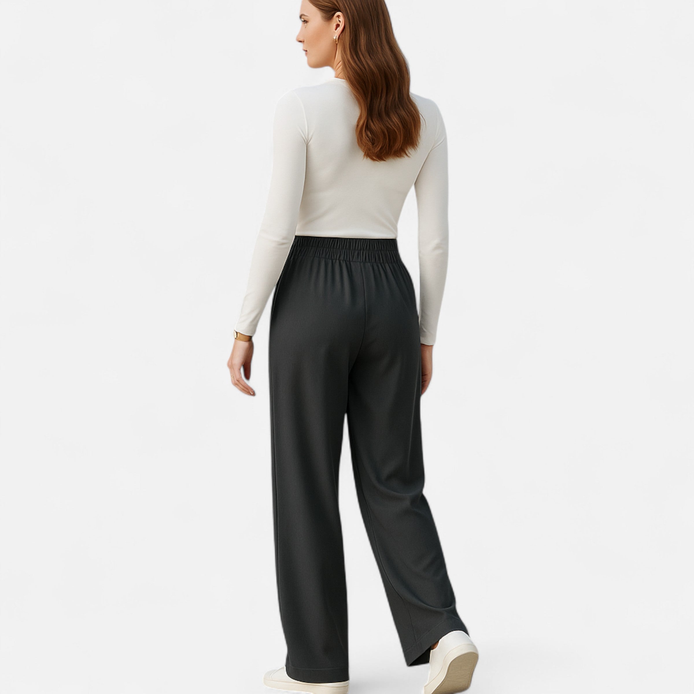 Belavoire | Women’s High-Waist Straight-Leg Trousers