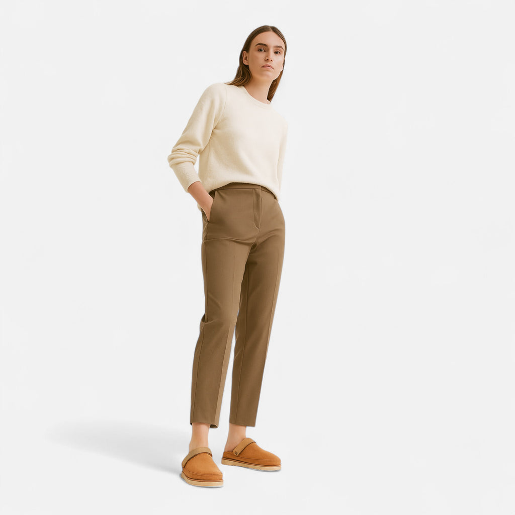 Belavoire | Unisex Leather Slippers with Back Strap Classic