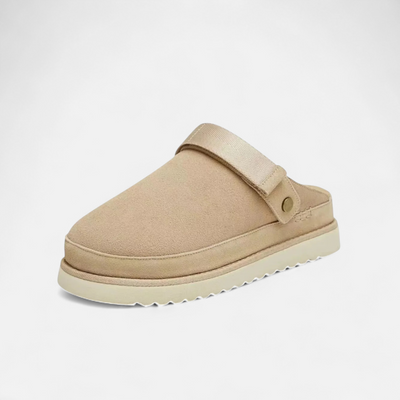 Belavoire | Unisex Leather Slippers with Back Strap Classic