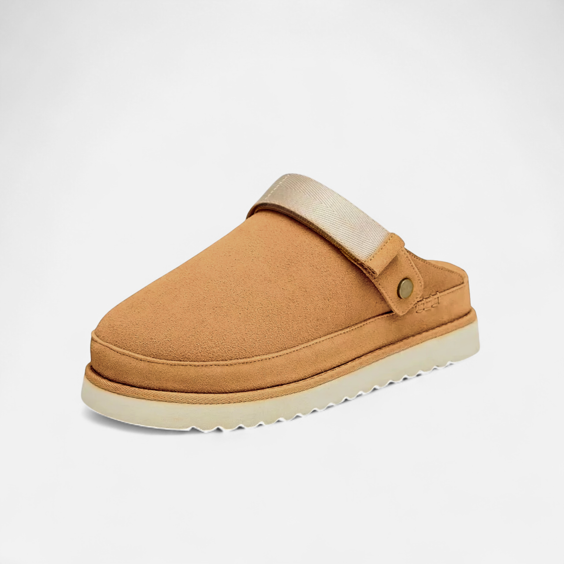Belavoire | Unisex Leather Slippers with Back Strap Classic