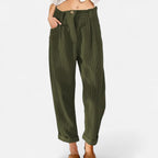 Belavoire | Women’s High-Waist Corduroy Trousers Classic