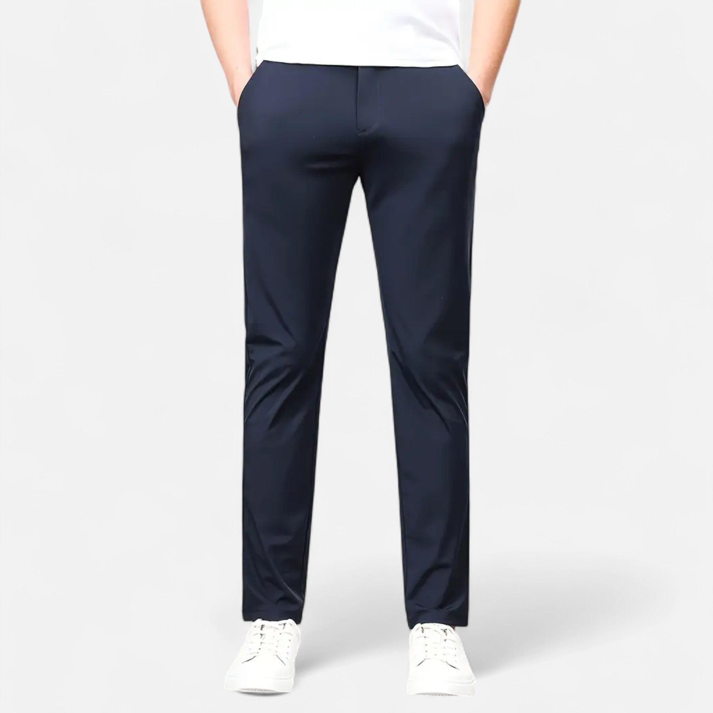 Belavoire | Men’s Slim-Fit Stretch Trousers Classic