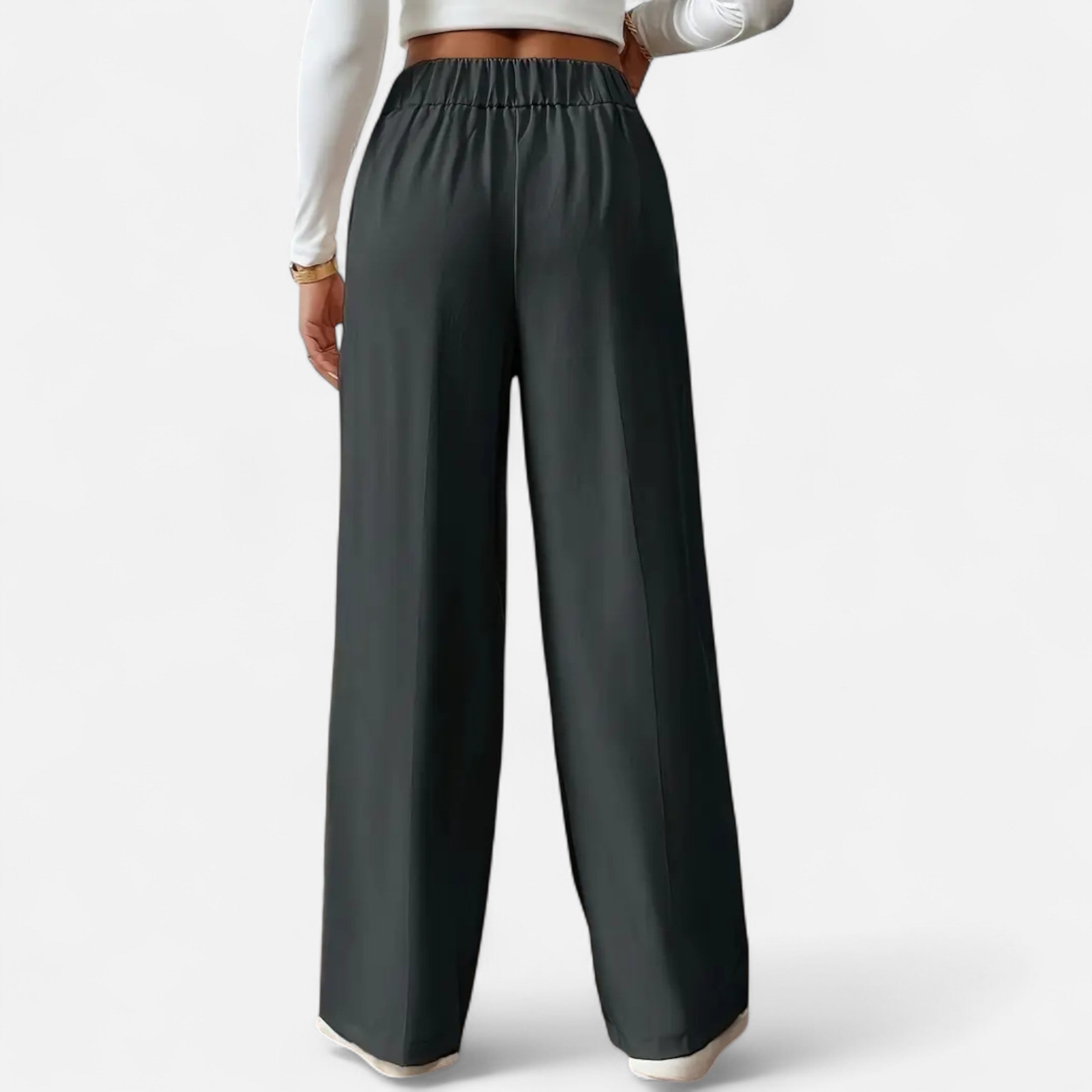 Belavoire | Women’s High-Waist Straight-Leg Trousers