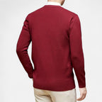Belavoire | Men’s Classic V-Neck Sweater Rayon Blend