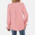 Belavoire | Women’s Chiffon V-Neck Blouse Classic