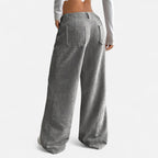 Belavoire | Women’s Corduroy Wide-Leg Trousers Classic