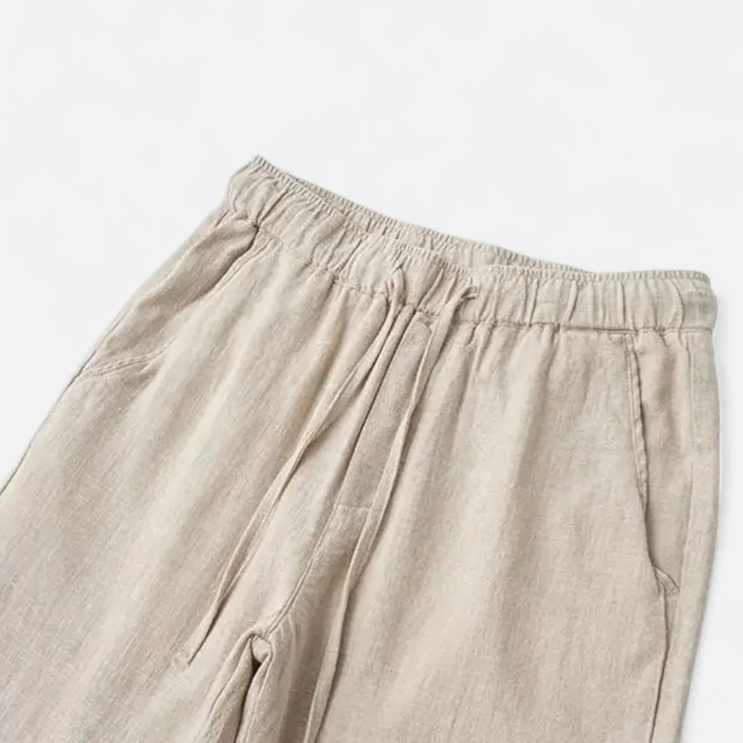 Belavoire | Men’s Loose Fit Linen Trousers Classic