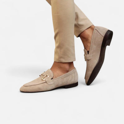 Belavoire | Men’s Suede Horsebit Loafers Classic