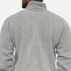 Belavoire | Men’s Zip Henley Sweater with Stand Collar
