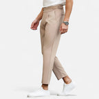 Belavoire | Men’s Pleated Business Trousers Classic Fit