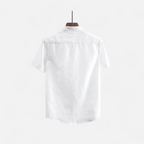 Belavoire | Men’s Linen Short-Sleeved Shirt Riviera