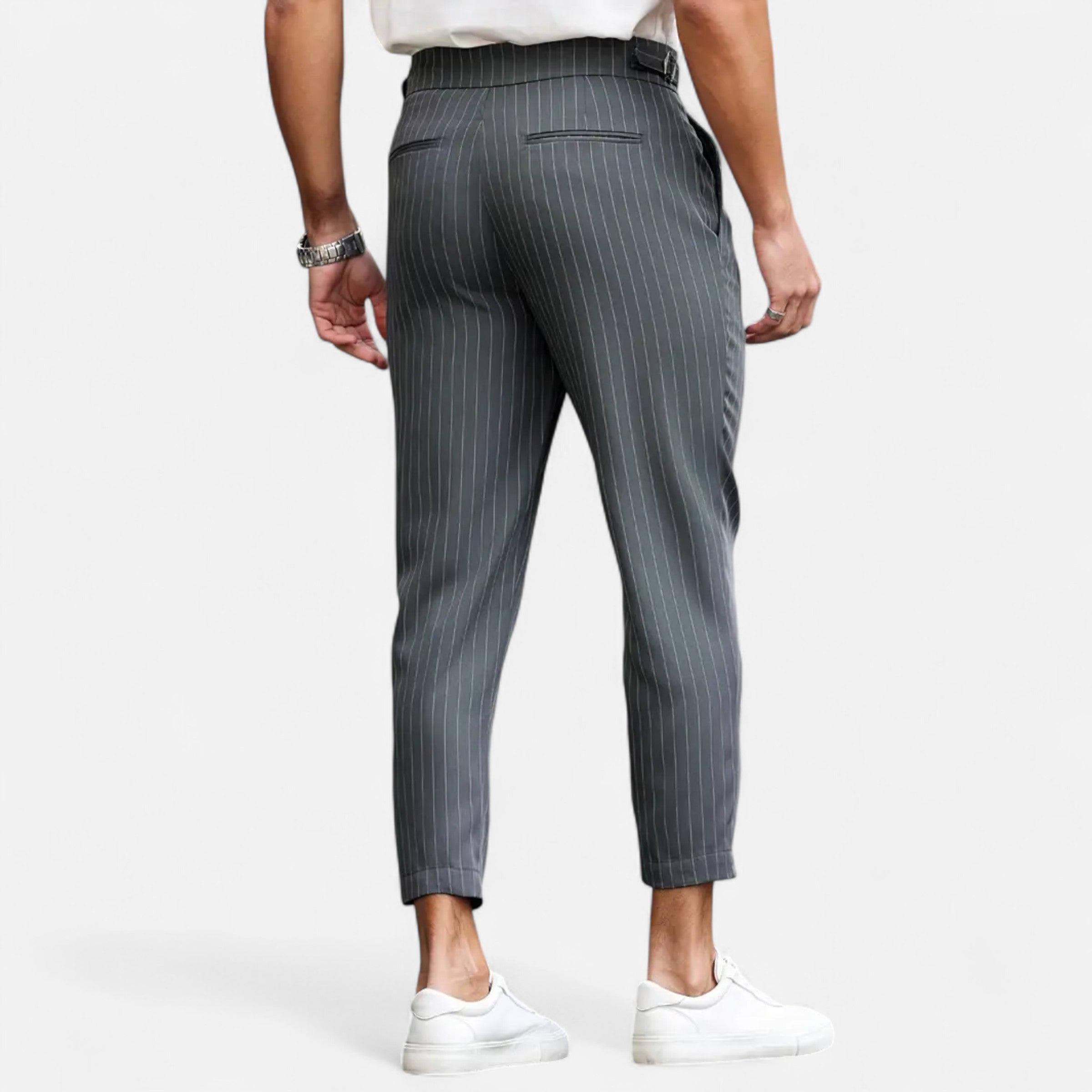 Belavoire | Men’s Pleated Business-Casual Trousers Classic Fit