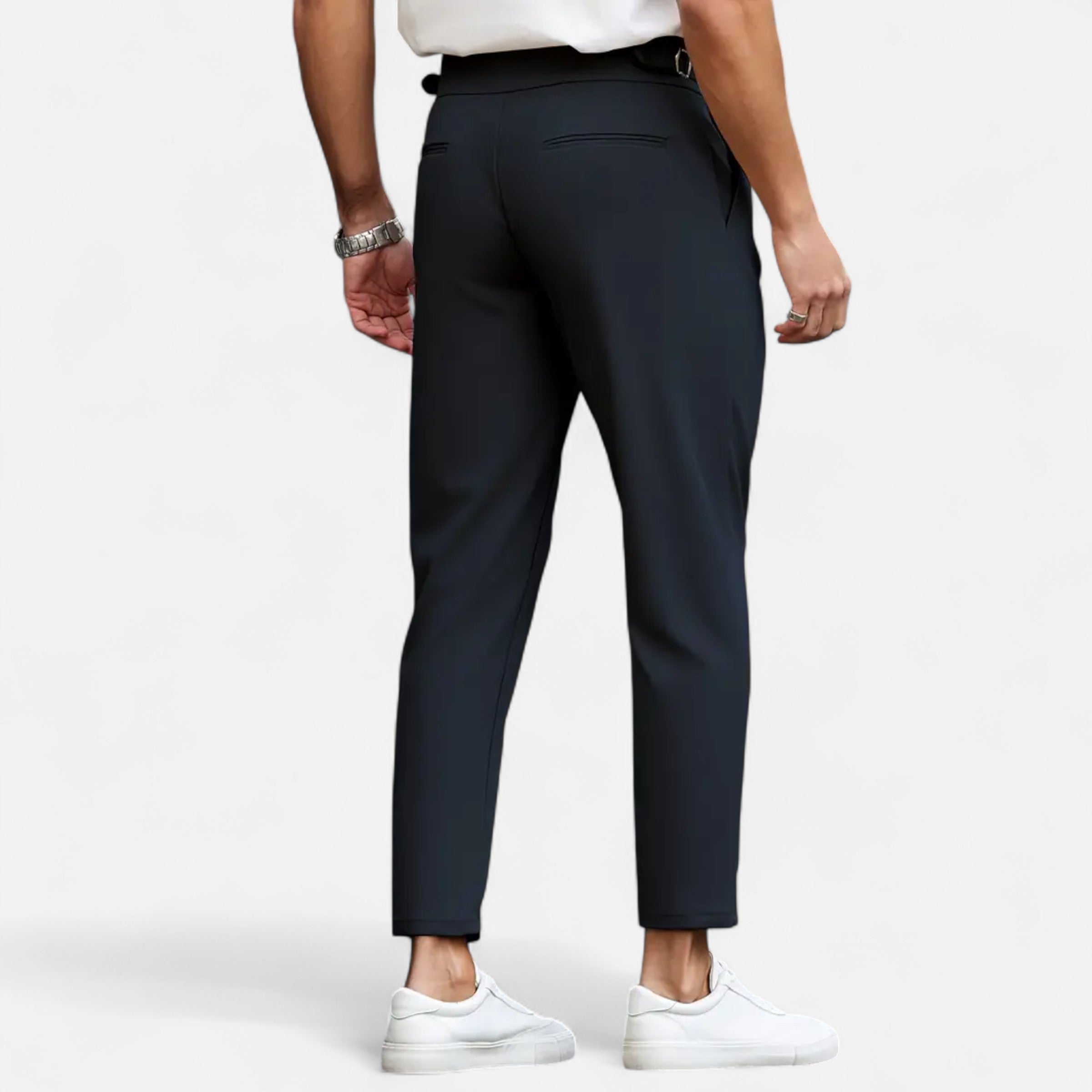 Belavoire | Men’s Pleated Business Trousers Classic Fit