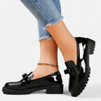 Belavoire | Women’s Slip-On Bow Loafers Timeless Style