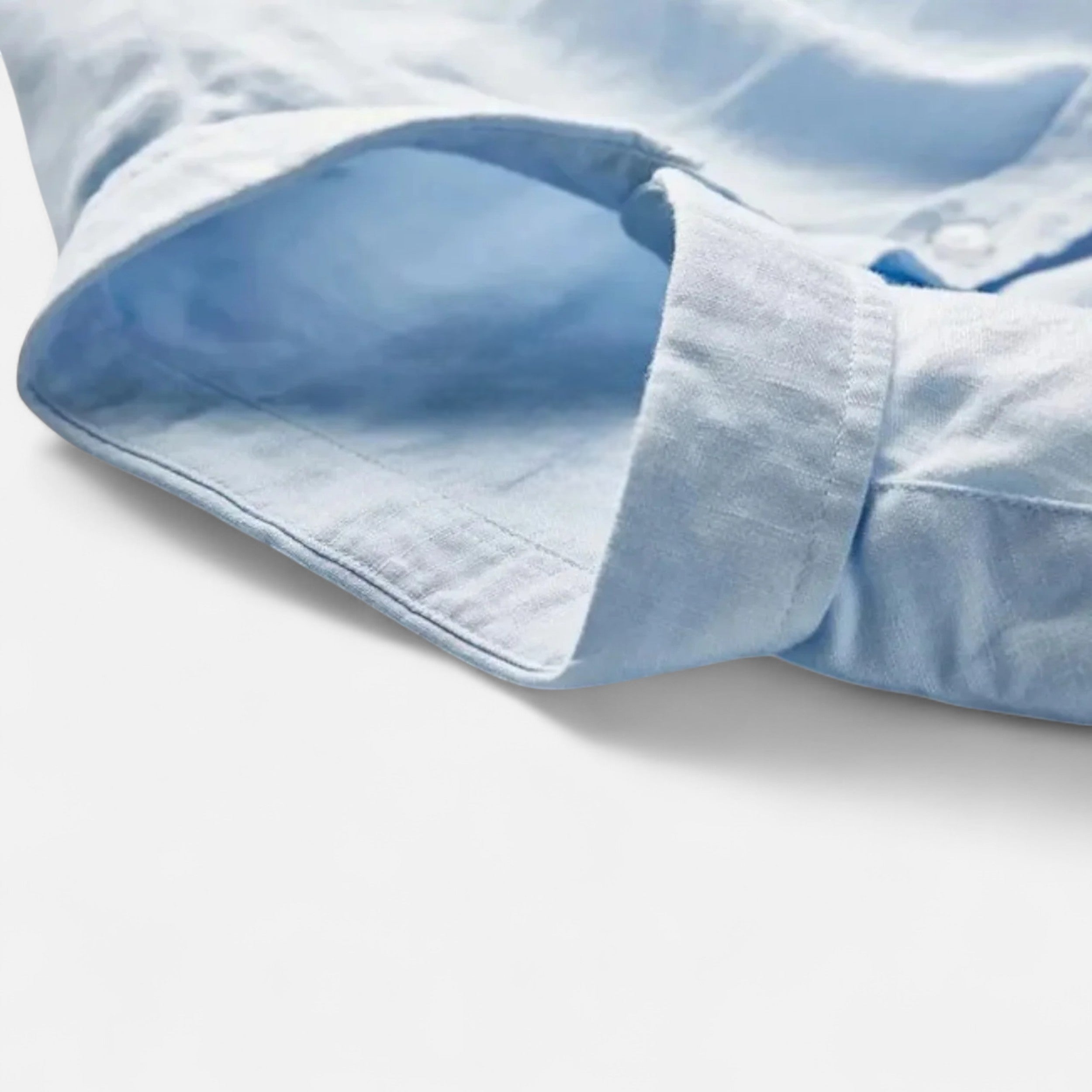 Belavoire | Men’s Linen Short-Sleeved Shirt Riviera