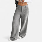 Belavoire | Women’s Corduroy Wide-Leg Trousers Classic