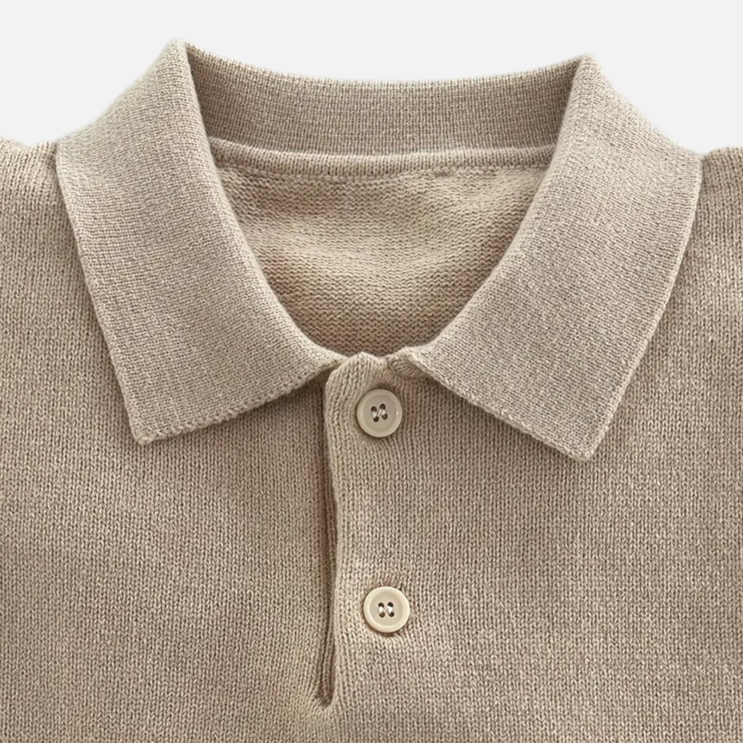 Belavoire | Men’s Knit Polo Sweater Autumn/Winter Classic