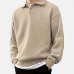 Belavoire | Men’s Knit Polo Sweater Autumn/Winter Classic
