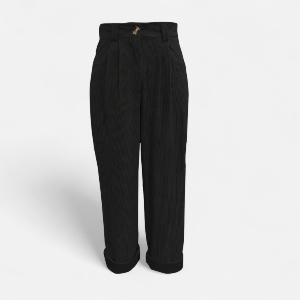 Belavoire | Women’s High-Waist Corduroy Trousers Classic