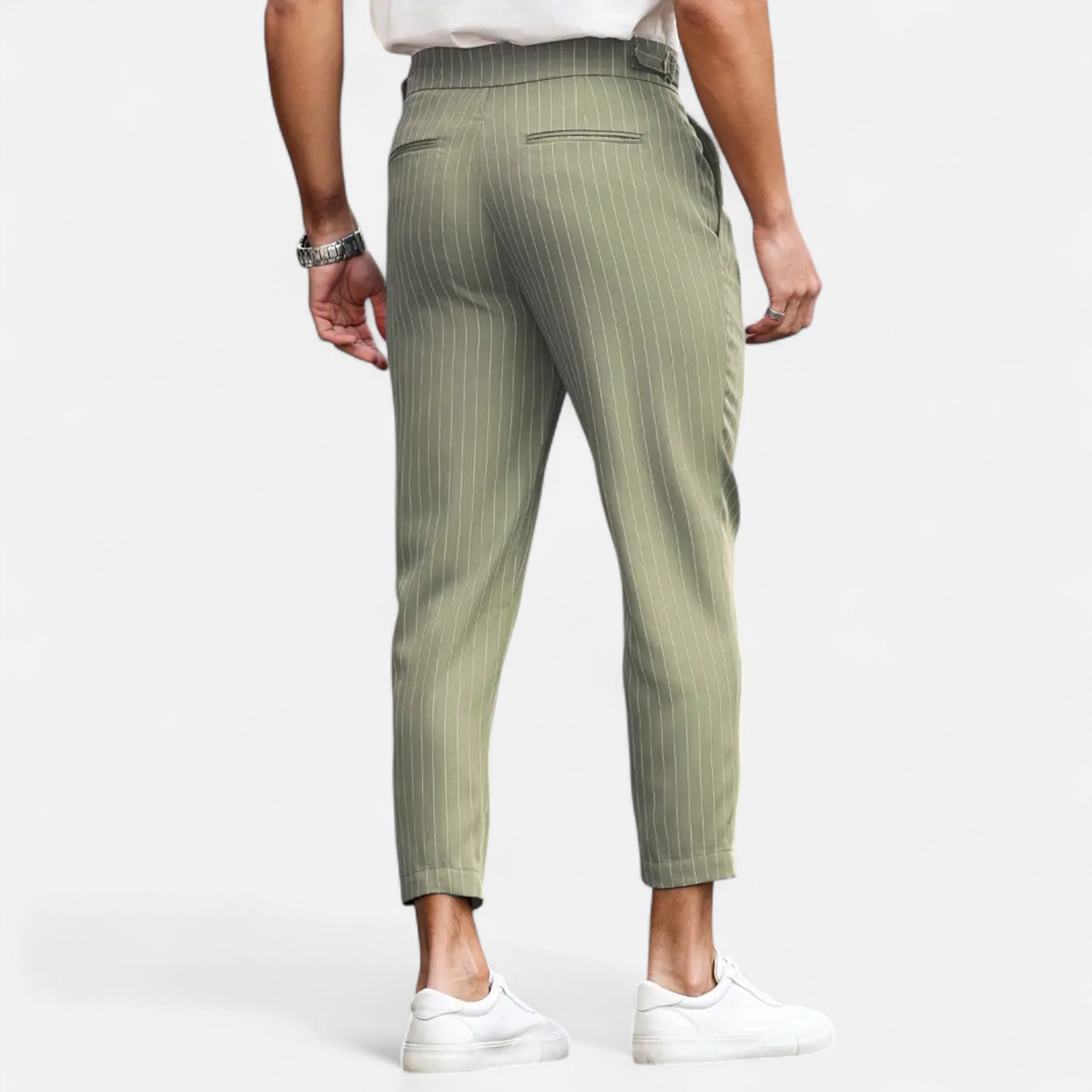 Belavoire | Men’s Pleated Business-Casual Trousers Classic Fit
