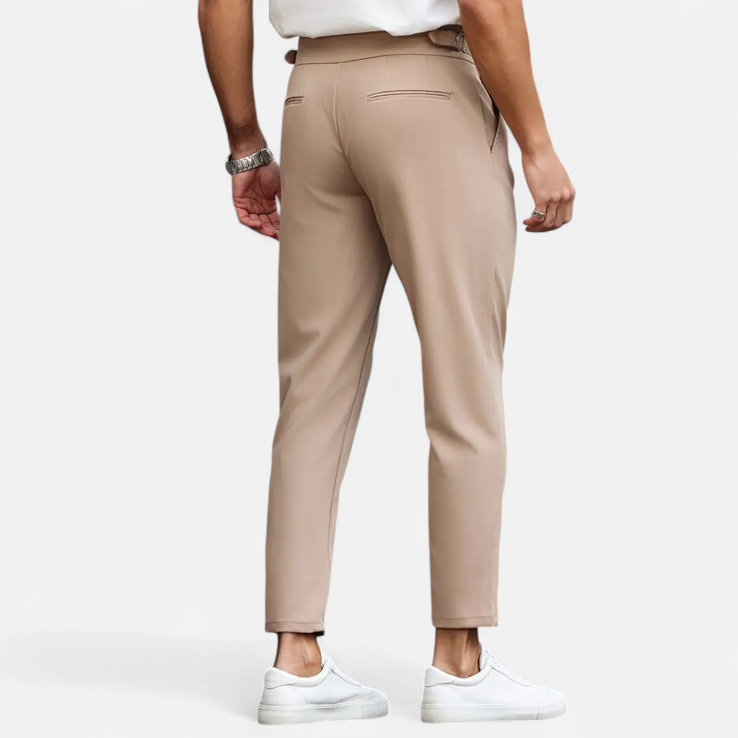 Belavoire | Men’s Pleated Business Trousers Classic Fit