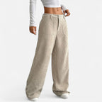 Belavoire | Women’s Corduroy Wide-Leg Trousers Classic