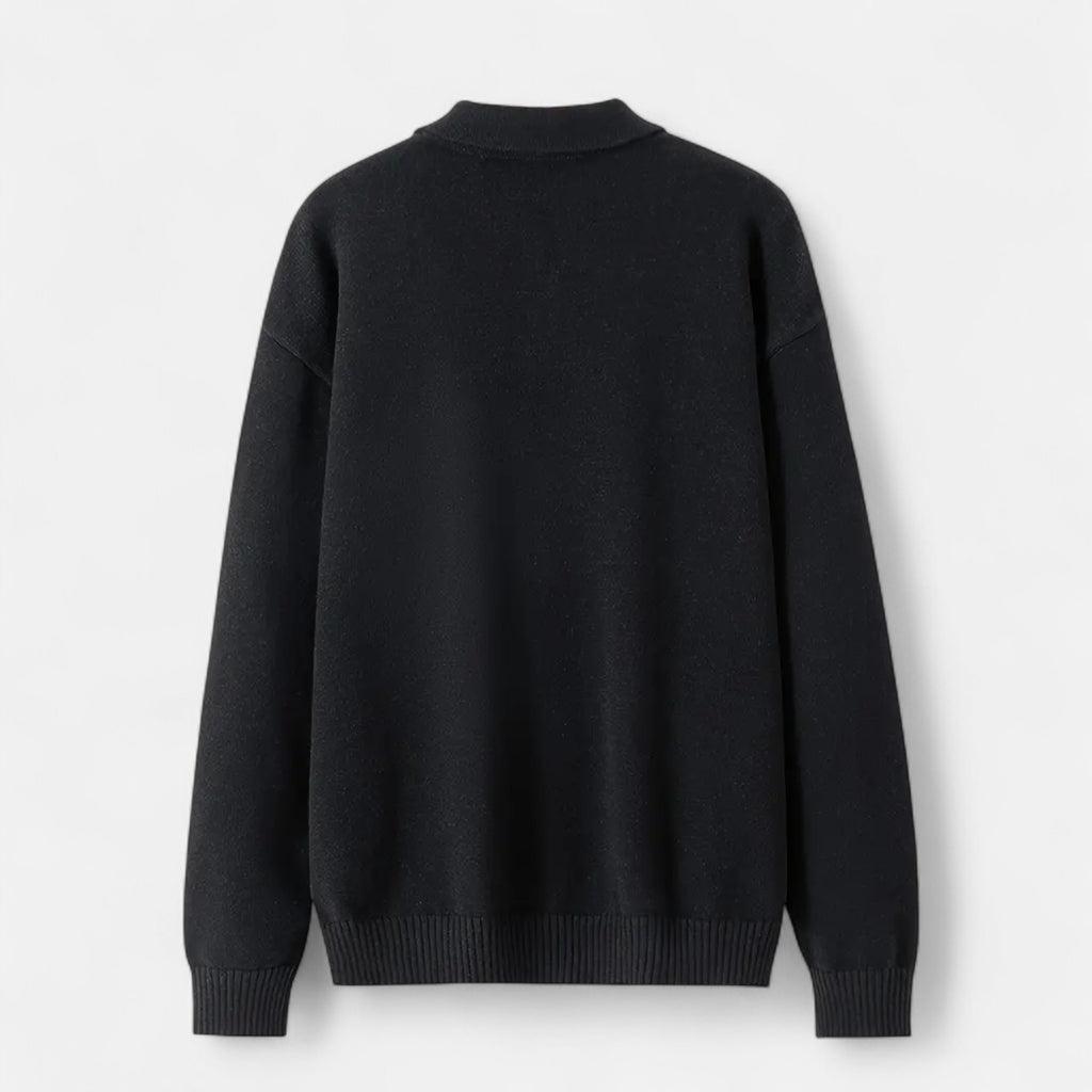 Belavoire | Men’s Knit Polo Sweater Autumn/Winter Classic