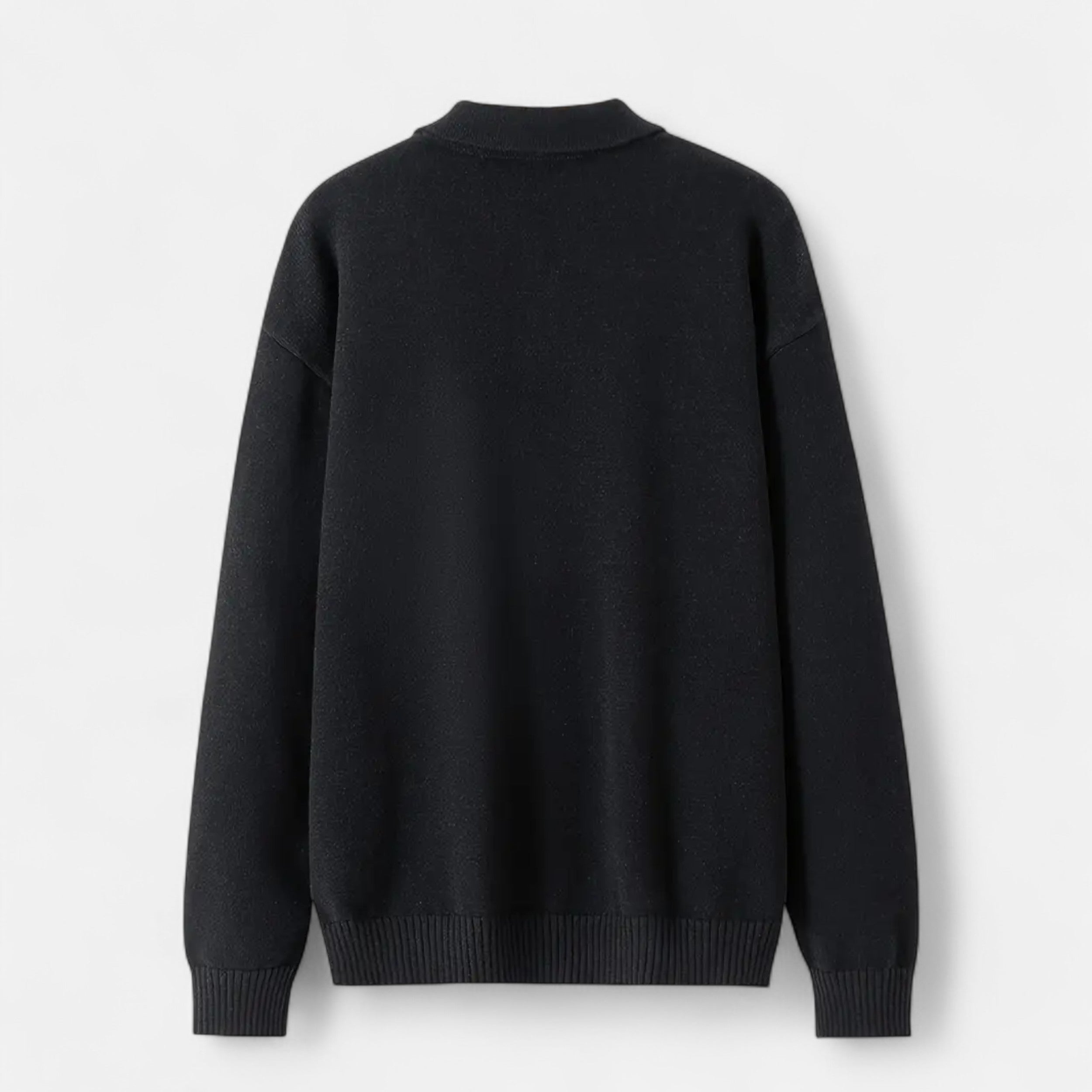 Belavoire | Men’s Knit Polo Sweater Autumn/Winter Classic