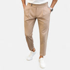 Belavoire | Men’s Pleated Business Trousers Classic Fit
