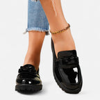 Belavoire | Women’s Slip-On Bow Loafers Timeless Style