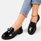 Belavoire | Women’s Slip-On Bow Loafers Timeless Style