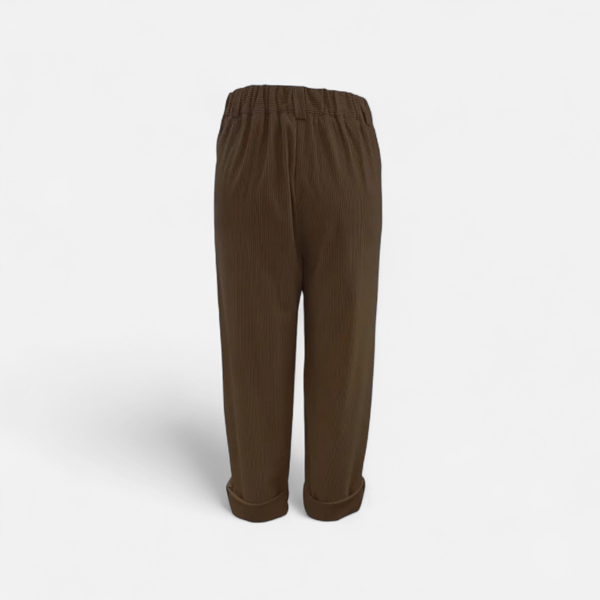 Belavoire | Women’s High-Waist Corduroy Trousers Classic