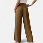 Belavoire | Women’s High-Waist Drawstring Wide-Leg Trousers