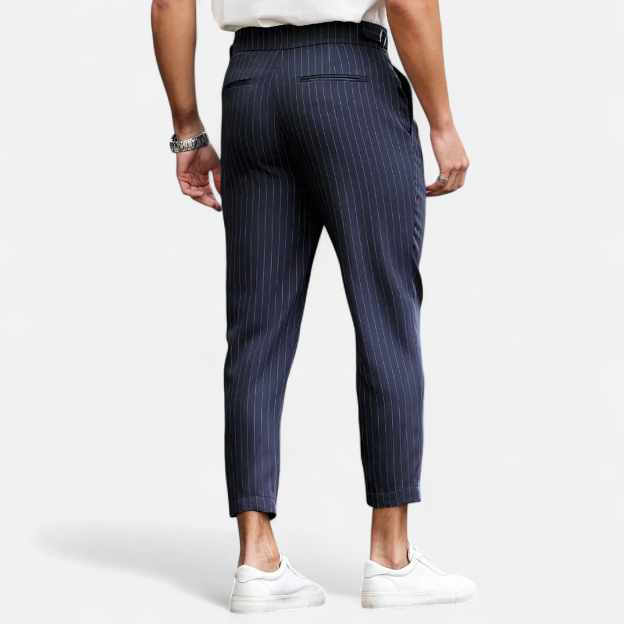 Belavoire | Men’s Pleated Business-Casual Trousers Classic Fit