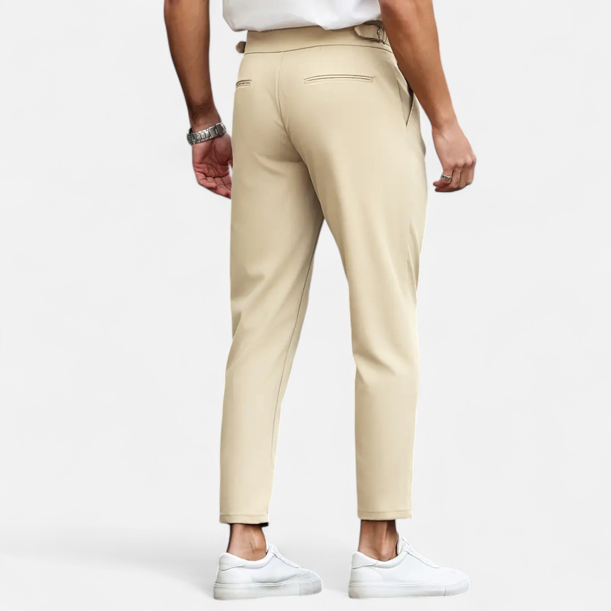 Belavoire | Men’s Pleated Business Trousers Classic Fit