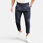 Belavoire | Men’s Pleated Business-Casual Trousers Classic Fit