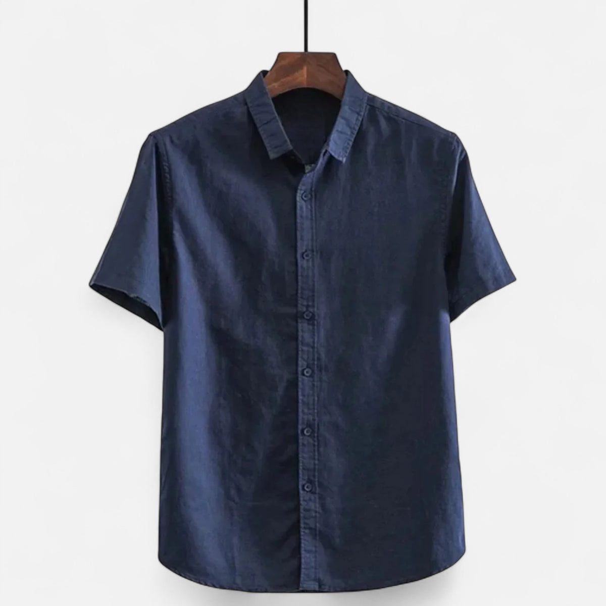 Belavoire | Men’s Linen Short-Sleeved Shirt Riviera