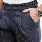 Belavoire | Men’s Pleated Business-Casual Trousers Classic Fit