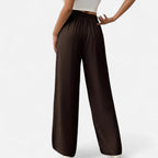 Belavoire | Women’s High-Waist Drawstring Wide-Leg Trousers