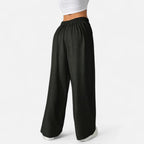 Belavoire | Women’s High-Waist Drawstring Wide-Leg Trousers