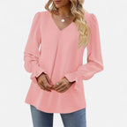 Belavoire | Women’s Chiffon V-Neck Blouse Classic