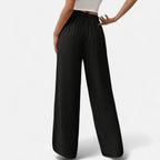 Belavoire | Women’s High-Waist Drawstring Wide-Leg Trousers